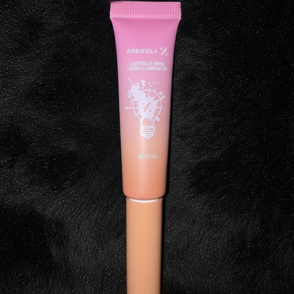 Lightbulb Swirl Liquid Highlighter - Pink and Peach